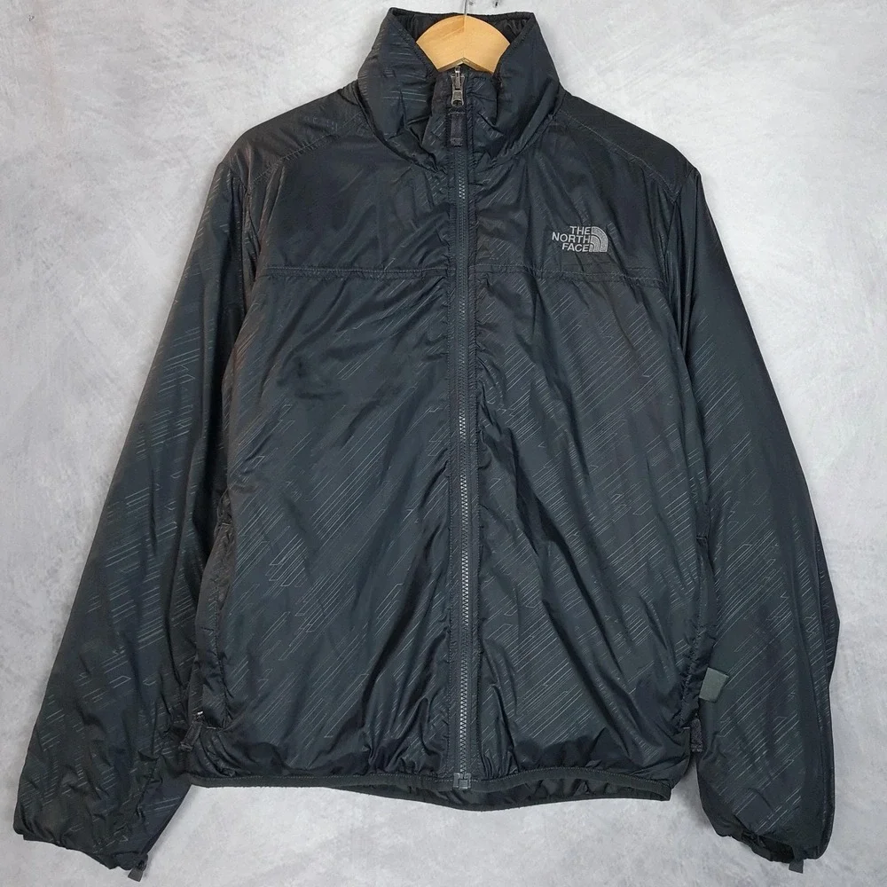 The North Face Hyvent Jacket LINER ONLY Mens Medium Black Reversible Insulated